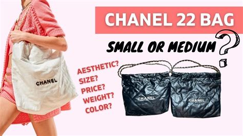 series 22 chanel|chanel 22 sizes medium.